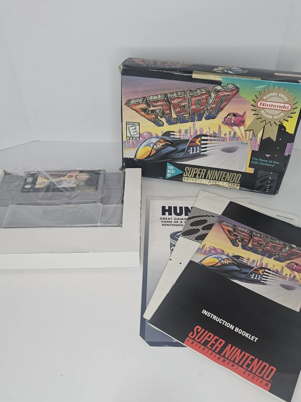 F-Zero (Super Nintendo SNES, 1991) Complete In Box CIB